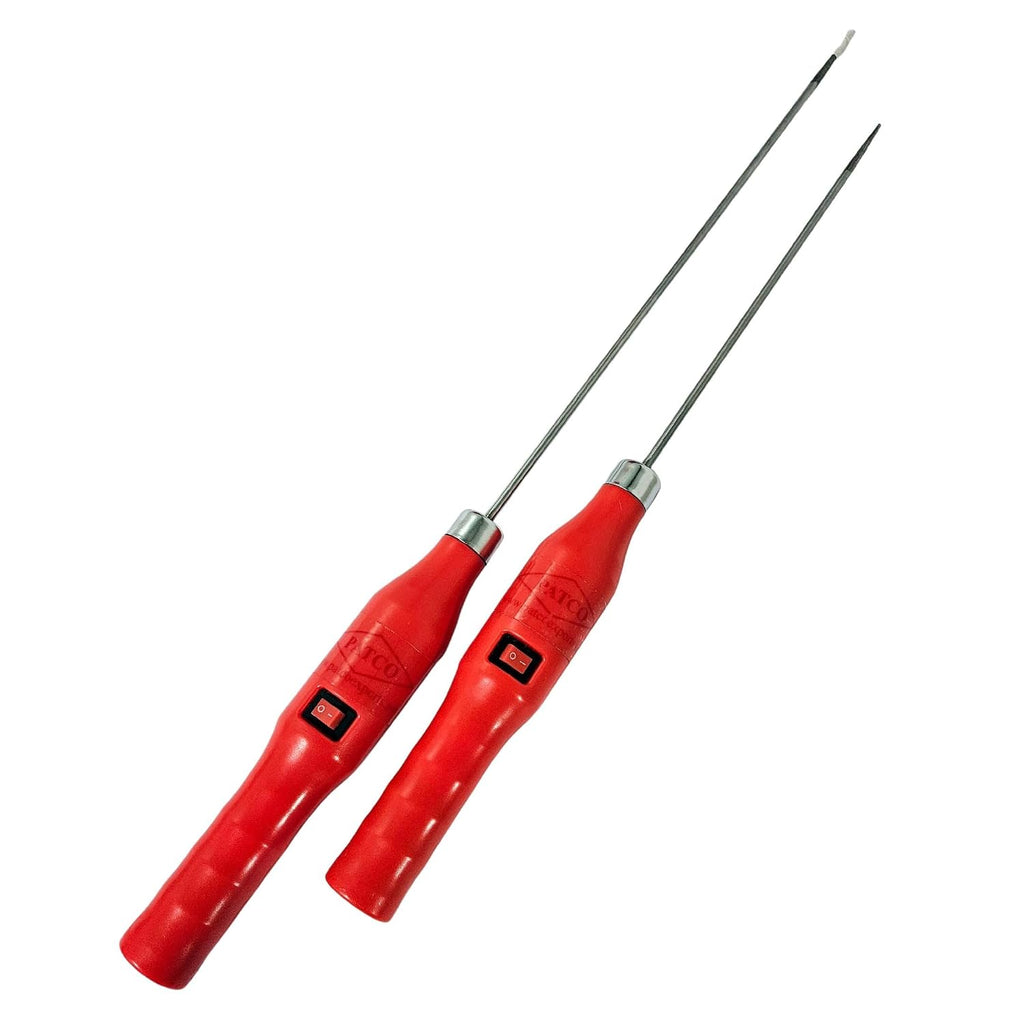 Patco battery operated textile fluff collector, 150mm, orange metal body